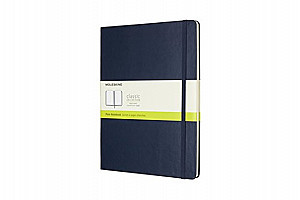 Moleskine Zápisník modrý XL, čistý, tvrdý