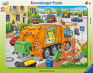 Puzzle Odvoz odpadu 35 dílků