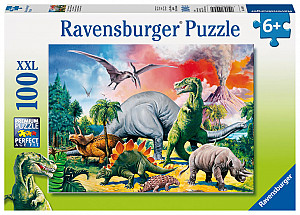 Puzzle Mezi dinosaury/100 dílků