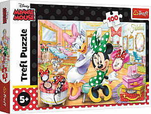 Puzzle: Myška Minnie a Daisy 100 dílků