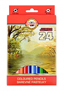 Koh-i-noor pastelky JUMBO - krajina, 24 ks