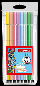 Fixa STABILO Pen 68 sada 8 ks v pouzdru 