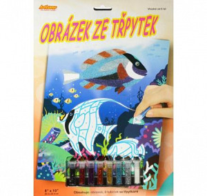 ArtLover Sada obrázek ze třpytek/mix 2 motivů