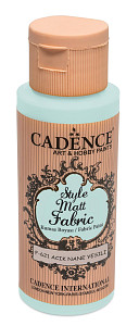 Cadence Klasická textilní barva Style Matt Fabric 50 ml - světlá mátová