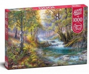 Cherry Pazzi Puzzle - Potok v lese 1000 dílků