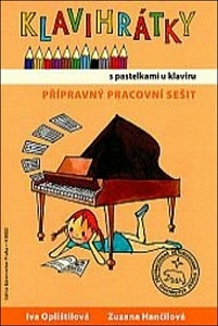 Klavihrátky s pastelkami u klavíru - přípravný pracovní sešit