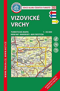 KČT 93 Vizovické vrchy 1:50 000