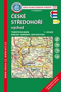 KČT 11 České středohoří východ 1:50 000