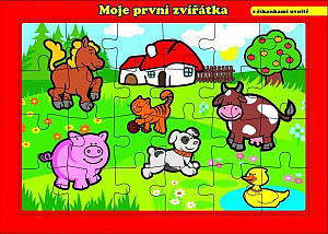 Puzzle deskové Moje první zvířátka farma 24 dílků