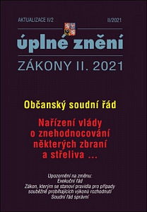 Aktualizace II/2 – Občanský soudní řád