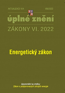 Aktualizace VI/4 – Energetický zákon