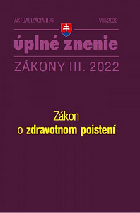 Aktualizácia III/6 2022 – Zdravotné poistenie