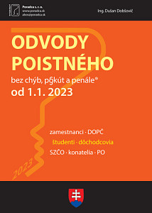 Odvody poistného od  1. 1. 2023