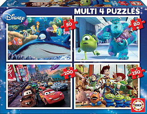 Puzzle Disney Pixar Mix 4v1