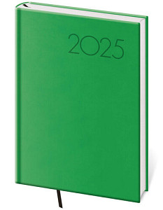 Diář 2025 Print Pop denní A5 světle zelená