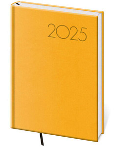 Diář 2025 Print Pop denní A5 žlutá
