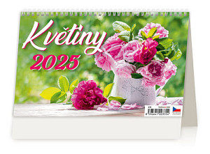 Kalendář stolní 2025 - Květiny