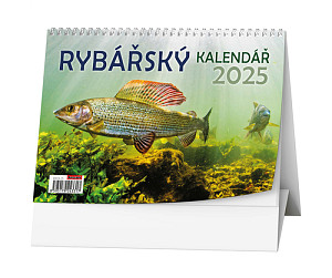 Rybářský kalendář 2025 - stolní kalendář