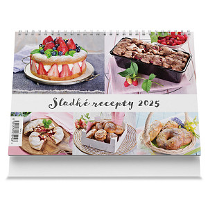 Sladké recepty 2025 - stolní kalendář