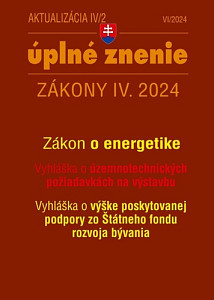 Aktualizácia IV/2 2024 – Stavebný zákon