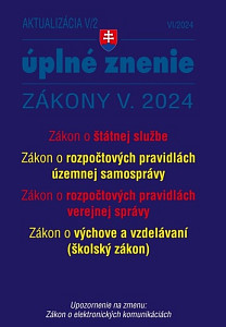 Aktualizácia V/2 2024 - štátna služba, informačné technológie verejnej správy