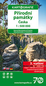 Přírodní památky Česka 1:500 000