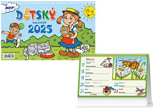 Dětský kalendář 2025 - stolní kalendář