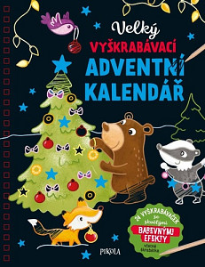 Velký vyškrabávací adventní kalendář