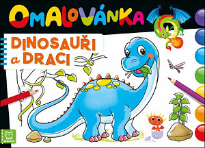 Omalovánka Dinosauři a draci