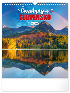 Čarokrásne Slovensko 2025 - nástenný kalendár