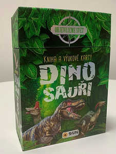 Kniha a výukové karty Dinosauři - Objevujeme svět