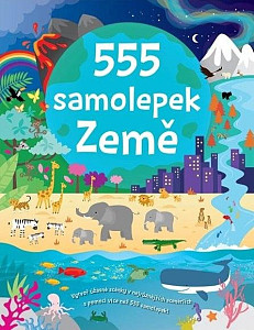 555 samolepek Země