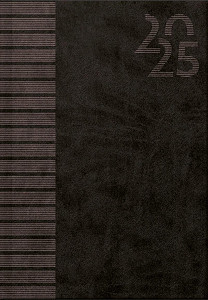 Diář 2025 Vivella Black, denní A5