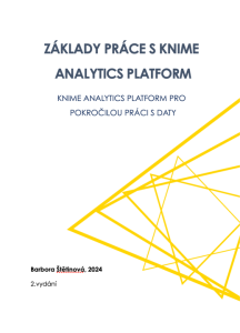 E-kniha Základy práce s KNIME Analytics Platform