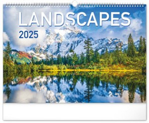 Kalendář 2025 nástěnný: Krajiny, 48 × 33 cm