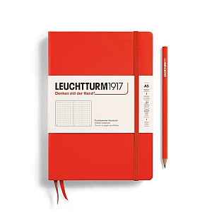 Leuchtturm1917 Zápisník Lobster Medium A5 tečkovaný