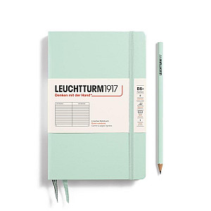 Leuchtturm1917 Zápisník Mint Green Paperback B6+ linkovaný