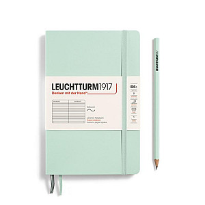 Leuchtturm1917 Zápisník Mint Green Softcover B6+ linkovaný