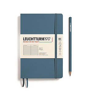 Leuchtturm1917 Zápisník Stone Blue Softcover B6+ linkovaný