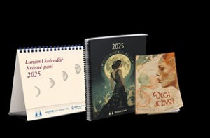 Lunární kalendář Krásné paní s publikací 2025