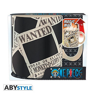 One Piece Wanted - Měnící keramický hrnek 460 ml