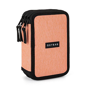 Oxybag Penál 3 patrový - Unicolor Apricot