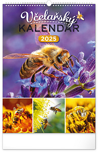 NOTIQUE Nástěnný Včelařský kalendář 2025, 33 x 46 cm