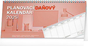 NOTIQUE Stolní kalendář Plánovací daňový 2025, 33 x 14,5 cm