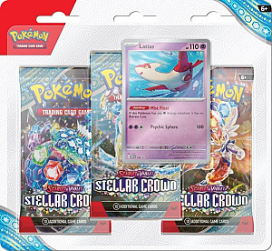 Pokémon TCG: Scarlet & Violet 07 Stellar Crown - 3 Blister Booster