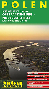 Polsko (Východní Braniborsko - Dolní Slezsko - Küstrin / Grünberg / Liegnitz) 1:200 000 /automapa