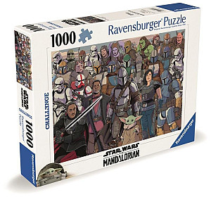 Puzzle Challenge: Star Wars: Mandalorian 1000 dílků