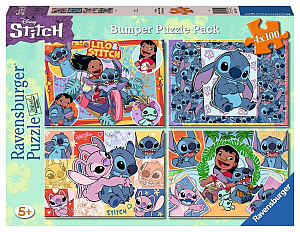 Puzzle Disney: Stitch 4x100 dílků