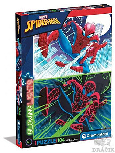 Puzzle Marvel: Spiderman 104 dílků, svítící