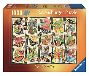 Puzzle Tropičtí motýli 1000 dílků